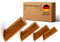 Kardamov Studio 4er Set Haken aus Berlin, natürliche Holz Wandhaken, Handgefertigte Kleiderhaken aus Eiche, Minimalistische Mehrzweck Huthaken, Garderobe Jackenhalter (4er Set Eiche Natur)