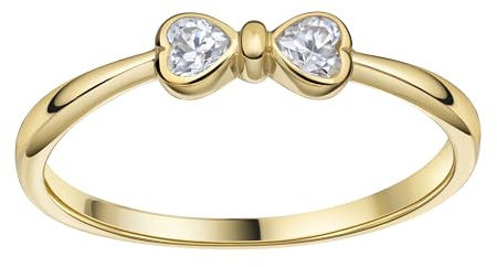 Celesta Gold Damen Ring 375 Gelbgold Zirkonia 375/- Gold Glänzend Zirkonia gelb 371370607-2