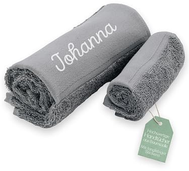 ABENTEUERNAH Sporthandtuch mit Namen, personalisiertes Saunahandtuch | Sporttücher und Duschtuch bestickt mit Name, extra großes XXL Saunatuch personalisiert, weiches Badehandtuch für Strand