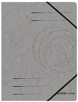 Herlitz Eckspanner 11159670 DIN A4 Karton dunkelgrau