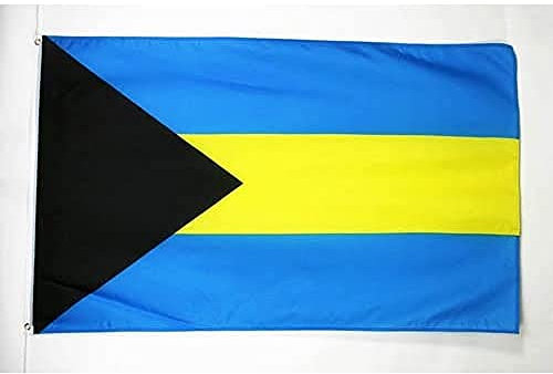 AZ FLAG - Flagge Bahamas - 150x90 cm - Commonwealth Der Bahamas Fahne 100% Polyester mit Messing-Ösen - 110g