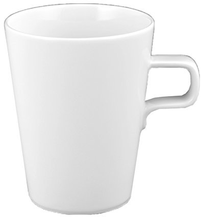 Seltmann Weiden 001.710909 No Limits - Becher mit Henkel/Henkelbecher/Kaffeebecher - 0,45 l - Porzellan - weiß