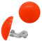 Soul-Cats 1 Paar Ohrclips aus Plastik in der Farbe orange
