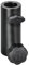 Adam Hall SPS 36TV28 - Adapter 36mm auf 28mm (TV Zapfen) - Schwarz - 130mm - Fernseher