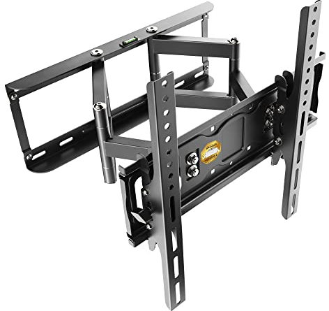 RICOO TV Wandhalterung Fernseher Halterung S1144 für 30–65 Zoll schwenkbare & neigbare Fernsehhalterung VESA 400 x 400 für flach & Curved Wandhalter bis 60 kg