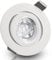 trendlights24 Bianco Decken Einbaustrahler rund 3er Set - LED 7W dimmbar 50° GU10 230V Warmweiß 3000k - Weiß matt - Einbauleuchte schwenkbar
