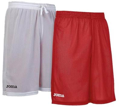 Joma Rookie Basketballshort Wendeshort rot-weiß red-white, M