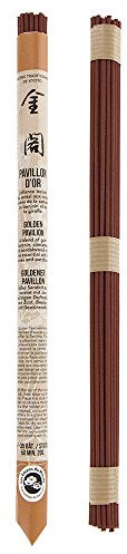 AROMANDISE Pavillon Or Rouleau Encens, Extraits de Plantes, Marron, 22 x 1.5 x 1.4 cm SH5L