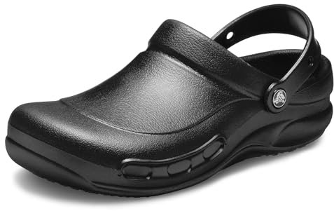 Crocs Unisex Erwachsene Bistro Work Clog Clog, Black, 38/39 EU