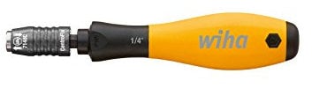 Wiha Cacciavite con portainserti SoftFinish ESD, con bloccaggio meccanico, nero