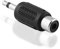 BestPlug Audio Adapter Aux in Out, 3,5mm Mono Klinke Stecker männlich auf Cinch Buchse Kupplung weiblich, Schwarz