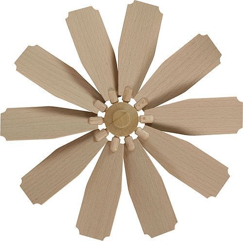 Dregeno Seiffen Weihnachtspyramide Flügelrad für Weihnachtspyramide - Durchmesser = 25cm - Original Erzgebirge