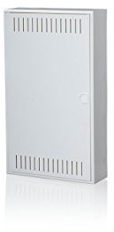 F-tronic AP Kommunikationsverteiler Vision K, Aufputz, 3-reihig, Montageplatte, APV36K