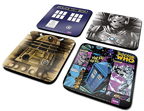 DOCTOR WHO 4-teiliges Untersetzer-Set