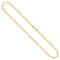 EDELIND Goldkette, Panzerkette weit Gelbgold 585/14 K, Länge 55 cm, Breite 2.6 mm, Gewicht ca. 4.6 g., NEU