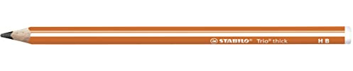 STABILO - Bleistift - Trio dick in orange - Einzelstift - Härtegrad HB