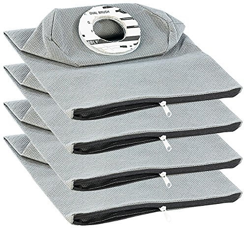 AGT Staubsauger Dauerbeutel: 4er-Set Universeller Dauer-Staubsaugerbeutel (Staubsauger Stoffbeutel, Staubsack, Handstaubsauger)