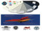 Tessuto GOMMATO Neoprene HYPALON Blu Oceano Riparazione GOMMONI 50x50 cm