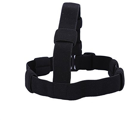 Keenso Taschenlampe Stirnband, Stirnlampe BandBlack Taschenlampe Stirnband Stirnlampe Band für Taschenlampe Outdoor-Tools Reiten