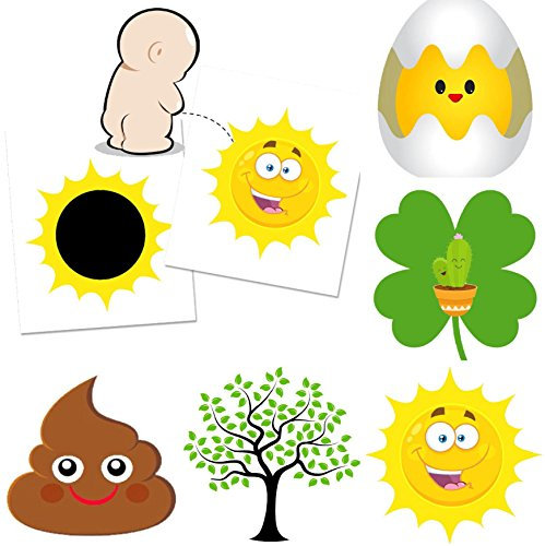 15 x Aufkleber für Töpfchen und Toilette - Zaubersticker, lustig und hilfreich - so kommen Sie weg von der Windel!