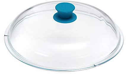 GRÄWE Topfdeckel Pfannendeckel 28 cm Ganz-Glasdeckel mit Komfort-Knauf