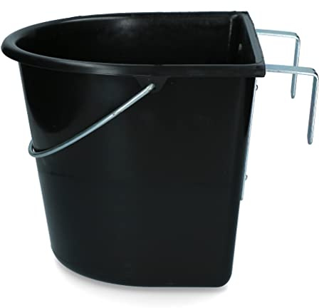 Vplast Zubehör für das Pferd Feed A Travel 15 l mit Haken und schwarzem Griff
