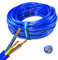 Hilark Cavo di prolunga H07BQ-F 3x2,5 mm 3g2,5 mm (230V, 16A) Cavo Pur arancione/blu (20 metri, Blu)