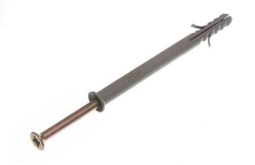 One Stop DIY 10 x Nylon-Hammer-Befestigungen, Dübel und Verstärker, Schrauben M8 x 100 mm