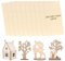 10 Stück Balsaholz Platten, Holz-Platte, 20x10cm Sperrholzplatte, Dünne Sperrholz-Zuschnitte, Balsabretter für DIY, Haus, Laserschnitt Heimwerker, Miniatur-Bootsmodell aus Holz