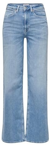 ONLY Damen Onlmadison Blush Hw Wide DNM Cro371 Noos, Light Blue Denim, M / 32L