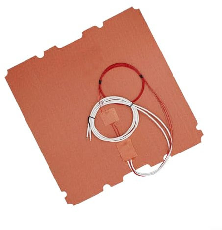 Silikon-Heizkissen, Drucker-Silikon-Heizbett, kompatibel mit VORON Drucker HeatBed Heizmatte, Silikon-Heizkissen, 340 x 340 mm, 24 V