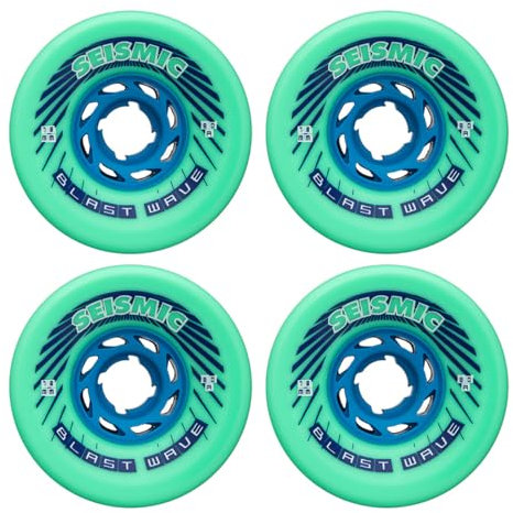 Seismic Wheels (Set 4) Skateboard-Rollen Longboard Blast Wave Wheels 78mm Defcon