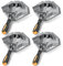 4 Pack Right Angle Clamp, Single Handle 90° Aluminum Alloy Corner Clamp, With Adjustable Swing Jaw 90° degree corner clamps for welding, framing, drilling, doweling, woodworking