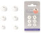 3 Pairs Eartips Earbuds Tips for CMF Buds Pro 2, Soft Silicone Ear Tips Cover Replacement Earcap Sleeve S/M/L for CMF by Nothing Buds Pro 2 In Ear Earphone (White)