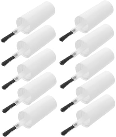 Healvian 25pcs Gel Nail Polish Brush Replacement Kit Thin Brush for Manicure Nail Varnish Liner for Salon