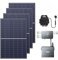 Zendure SolarFlow Balkonkraftwerk mit Speicher, Hub 2000 mit 1800 W Solar Eingang, 1200W Ausgang, AB2000S 1920 Wh LiFePO4 Akku, 1720W bifacial Solarpanels, APsystems EZ1-M 800W Mikrowechselrichter