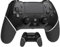 ＲＵＥＩＵＲＩ PS4 Wireless Controller, Compatible with PS4/Slim/Pro, Bluetooth, Dual Vibration, Turbo, Six-Axis, Touchpad, Stereo Headset Jack, Black (Black+White)