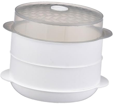PRETYZOOM Caja De Vapor Redonda Alta Temperatura Estuche Vapor Microondas Vaporera Tapa Para Horno Microondas