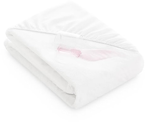 Todocama Matratzenschoner, verstellbar, Frottee, wasserdicht und atmungsaktiv, 3004 (alle Größen erhältlich) (Bett 90 x 190/200 cm)