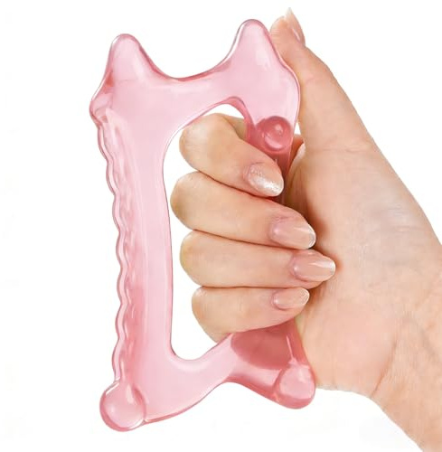 Großes Gua Sha Massagegerät mit natürliche harz，lymphdrainage massagegerät für beine，Rücken und gesicht，Körper-Gua-Sha mit Akupunktur-Stift-Funktion für Tiefengewebe- und Cellulite-Massage.