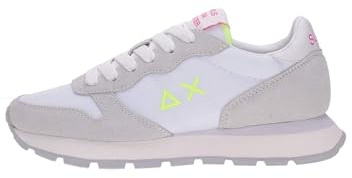 SUN68 Sneaker Ally Solid 0162 Weiß/Fluo Fuxia DS26SU09 Z36201