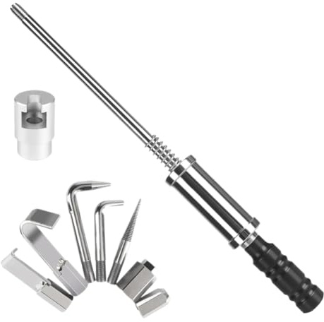 Dent Repair Tools Metal Hammer Hooks Puller Hook Slide Crowbar Compatible with PDR Dent Removal