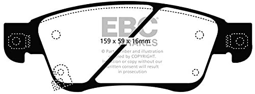 EBC Brakes DP41807R Yellow stuff Brake Pads