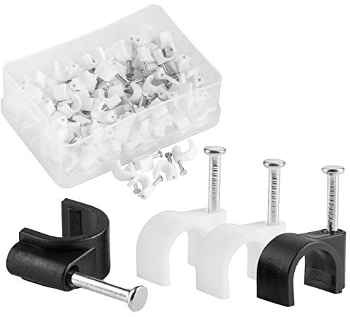 MutecPower 6mm 7mm 8mm 100m Abrazaderas para Cables con Tornillo Incorporado en Negro y Blanco - 400 Pack