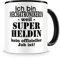Samunshi® Ich bin Mechatronikerin Tasse Beruf Geschenk Kaffeetasse Teetasse Kaffeepott Kaffeebecher Becher schwarz