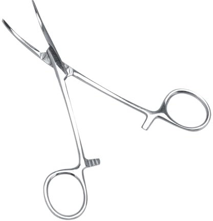 Sheens Pinze emostatiche per Cani, Morsetto Dritto pinzette in Acciaio Inox per epilazione pinzette per Orecchie per Pulizia Orecchie da Cane e Gatti rimozione 4.9inch/5.5inch