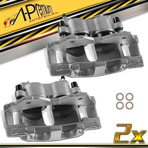 Frankberg 2x Pinza Freno Pinza del Freno Anteriore Sinistra Destra Con Staffe (Distanza di Fori delle Staffe 131mm) Compatibile con Cherokee XJ Grand Cherokee II WG WJ Replace# K05011972AA