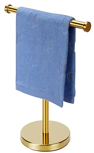 Kalitro Gold Handtuchhalter Handtuchständer Bad Handtuchhalter Ständer SUS304 Edelstahl (Gold)