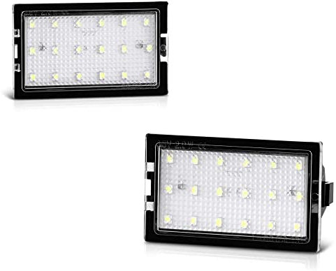 Bynome Led Kennzeichenbeleuchtung Glühbirnen CanBus Fehlerfrei Nummernschildbeleuchtung SMD für Land Rover Discovery 3 Discovery 4 Freelander 2 Rang Rover Sport