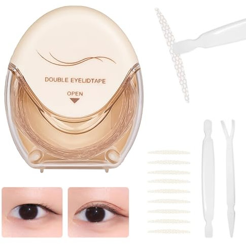 QJFHURB 120pcs Schlupflider Stripes Unsichtbar Augenlid Stripes Unsichtbar Double Eyelid Tape Lidstraffung Strips Unsichtbar Eye Lifting Stripes Lid Stripes Augen Augenlid Stripes Mit 2pcs Hilfsstab